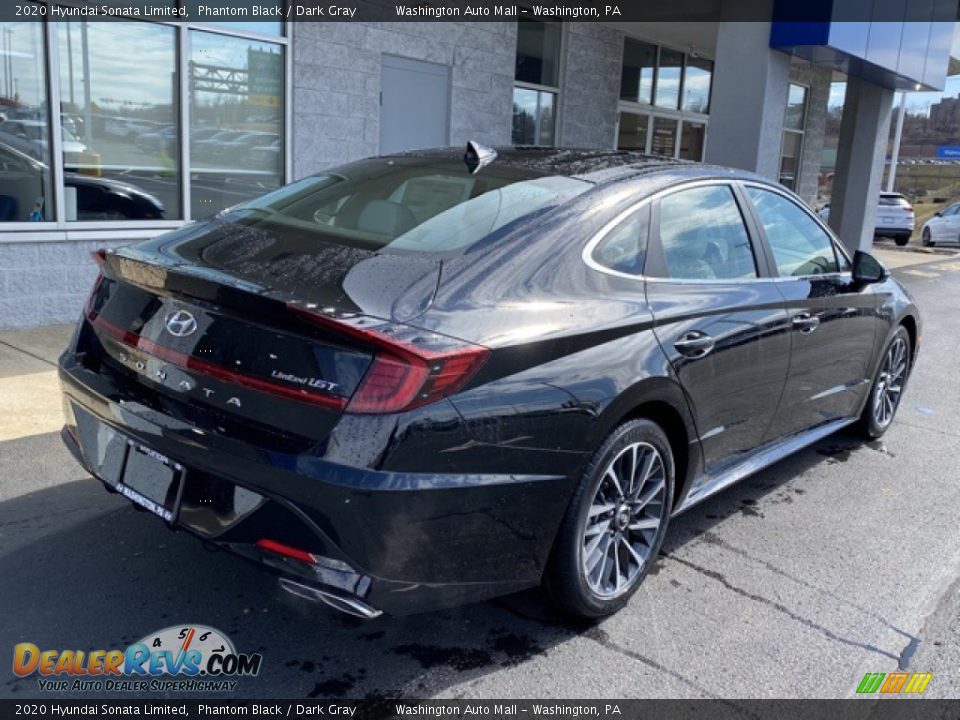 2020 Hyundai Sonata Limited Phantom Black / Dark Gray Photo #3