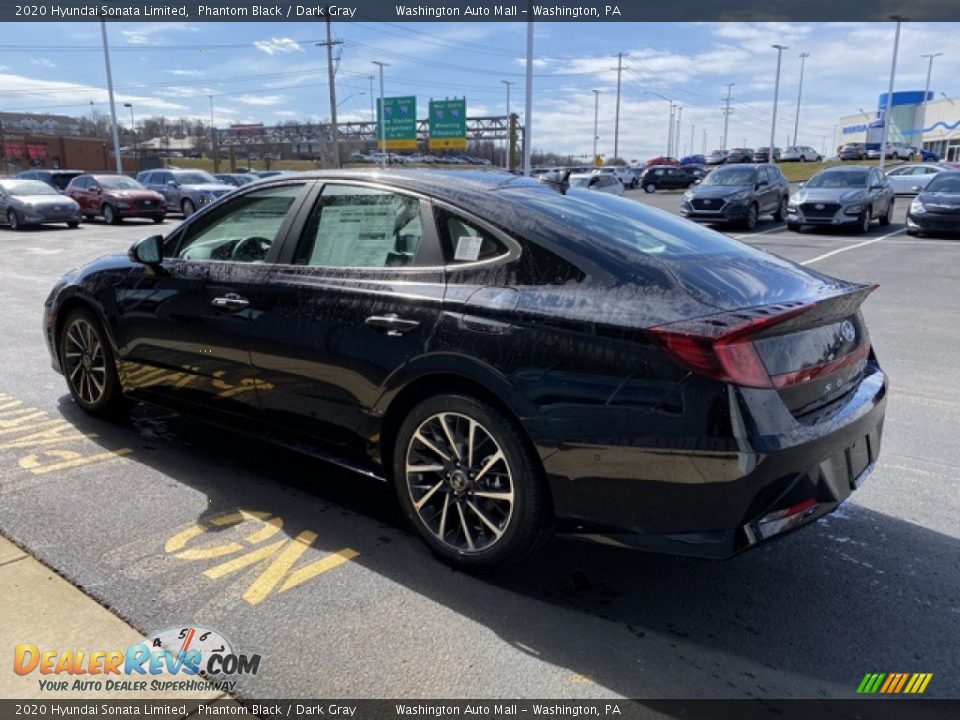 2020 Hyundai Sonata Limited Phantom Black / Dark Gray Photo #5