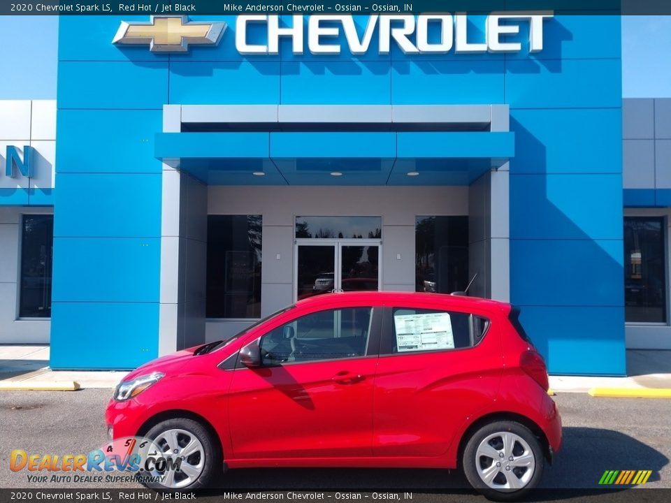 Red Hot 2020 Chevrolet Spark LS Photo #1