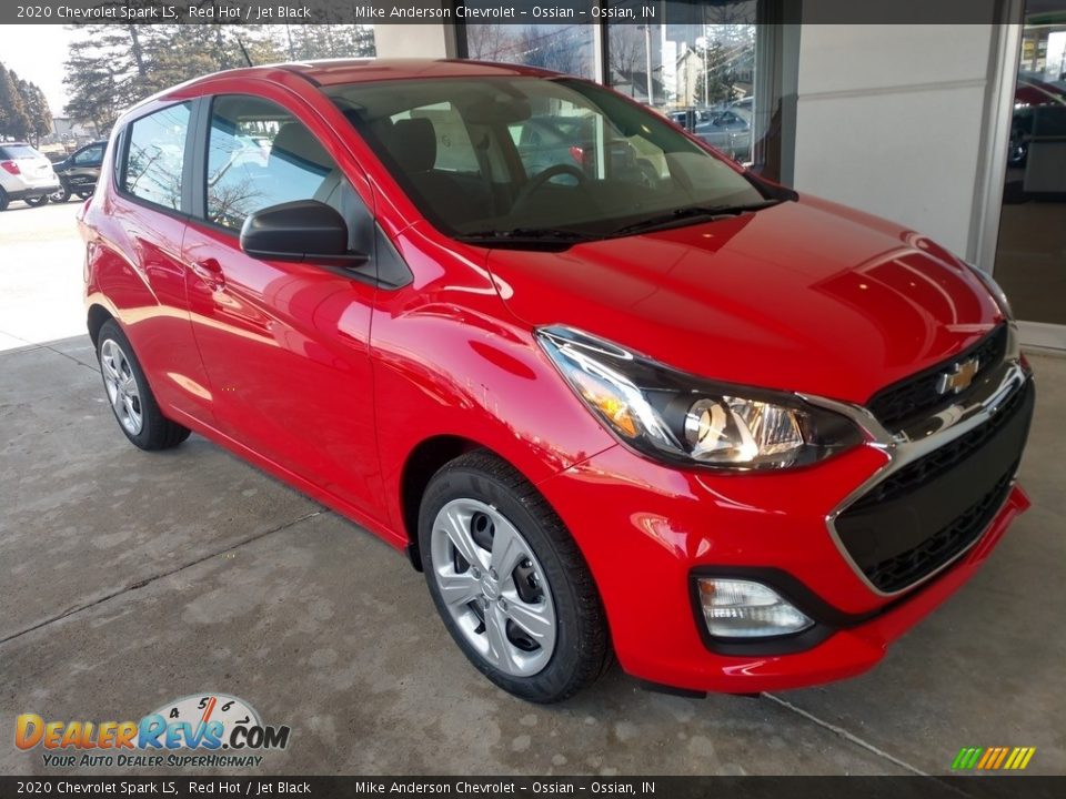 2020 Chevrolet Spark LS Red Hot / Jet Black Photo #2