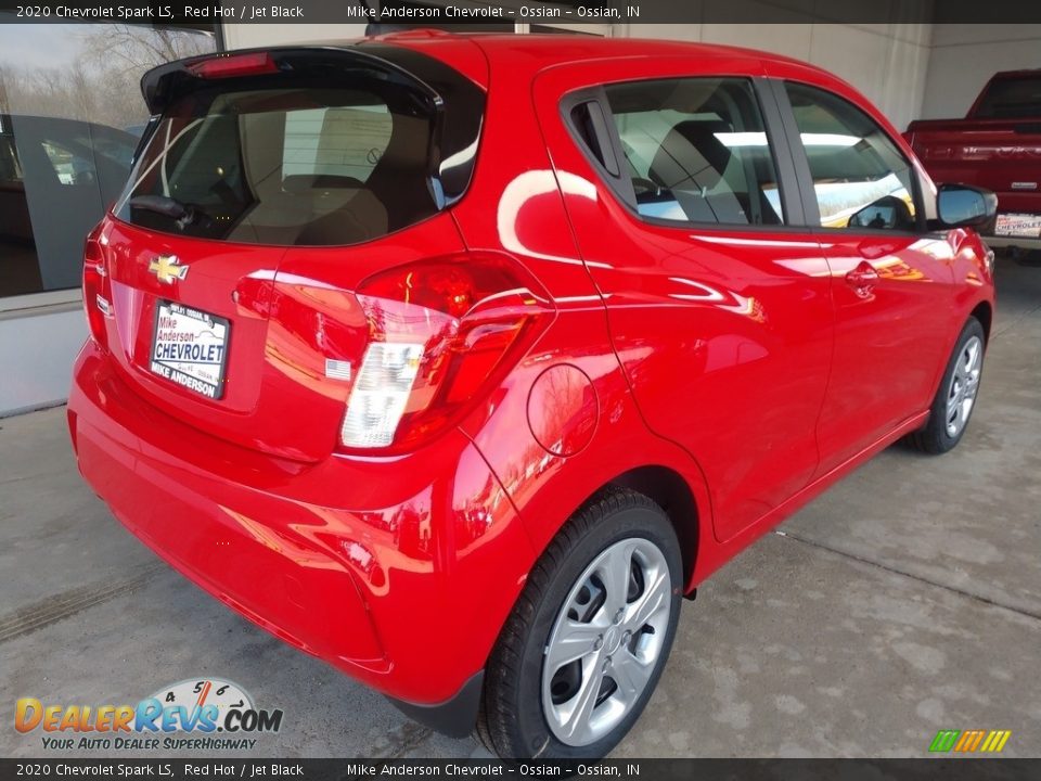 2020 Chevrolet Spark LS Red Hot / Jet Black Photo #4