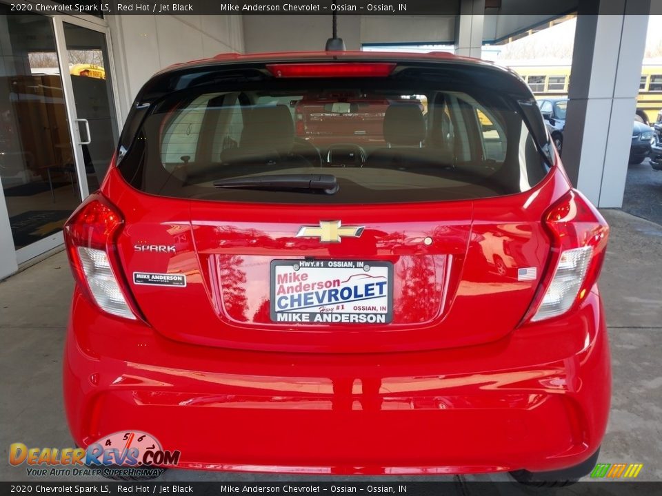 2020 Chevrolet Spark LS Red Hot / Jet Black Photo #5