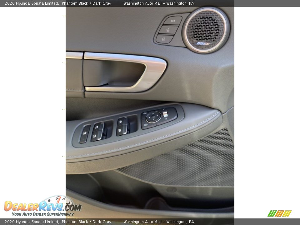 2020 Hyundai Sonata Limited Phantom Black / Dark Gray Photo #11