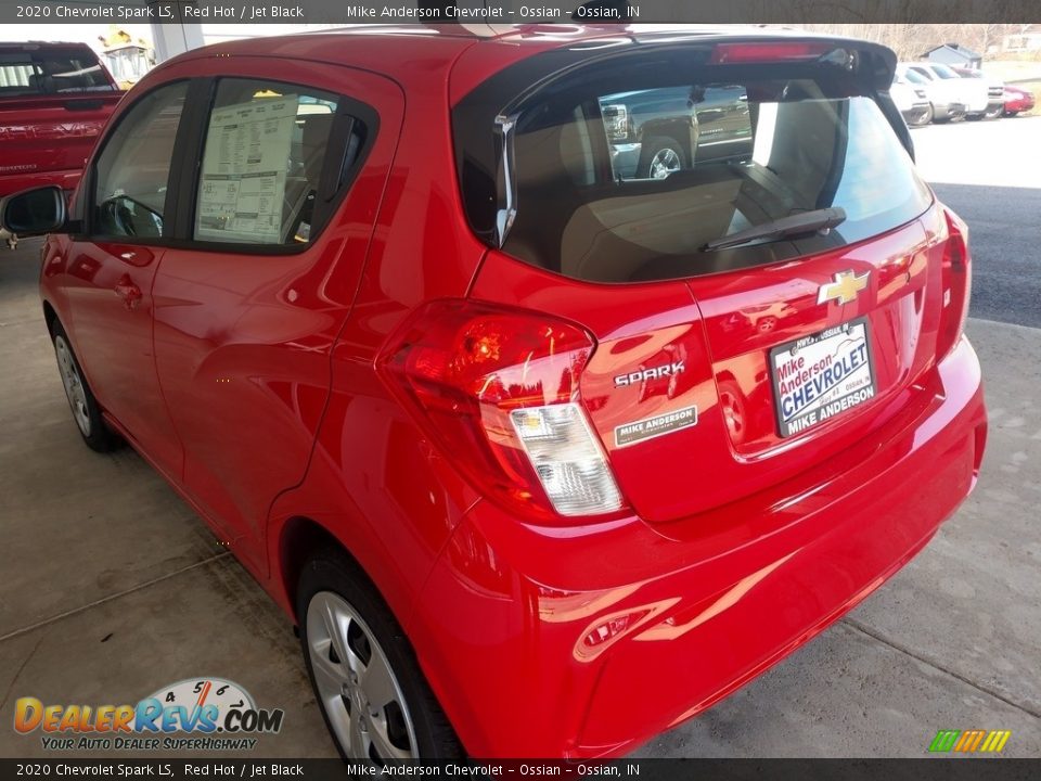 2020 Chevrolet Spark LS Red Hot / Jet Black Photo #6