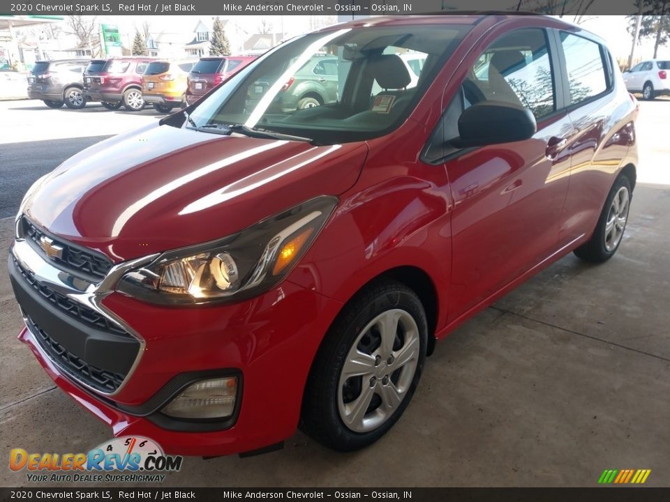 2020 Chevrolet Spark LS Red Hot / Jet Black Photo #7