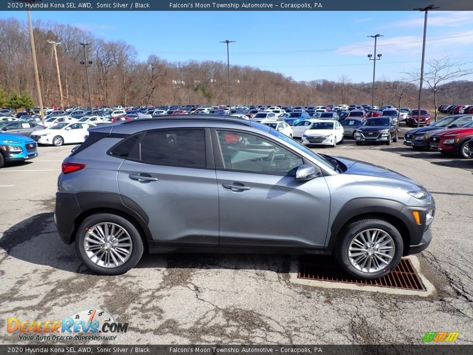 2020 Hyundai Kona SEL AWD Sonic Silver / Black Photo #1