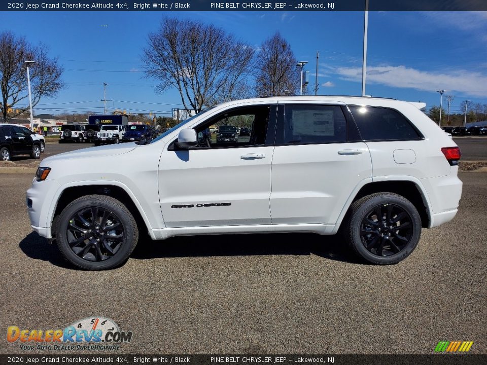 2020 Jeep Grand Cherokee Altitude 4x4 Bright White / Black Photo #4