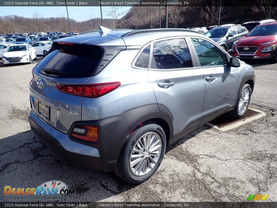 2020 Hyundai Kona SEL AWD Sonic Silver / Black Photo #2