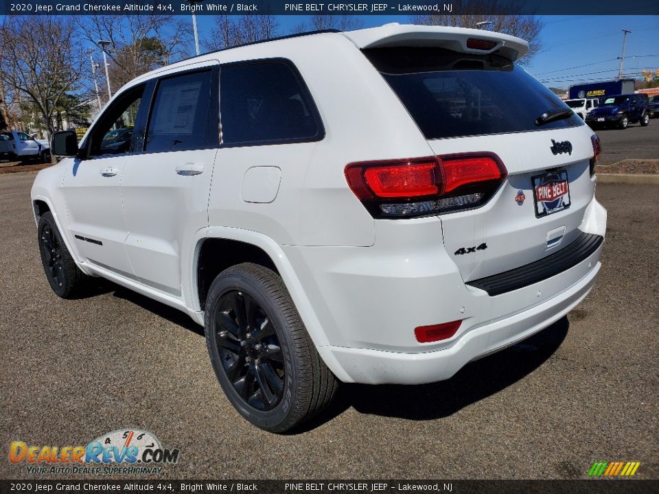 2020 Jeep Grand Cherokee Altitude 4x4 Bright White / Black Photo #6