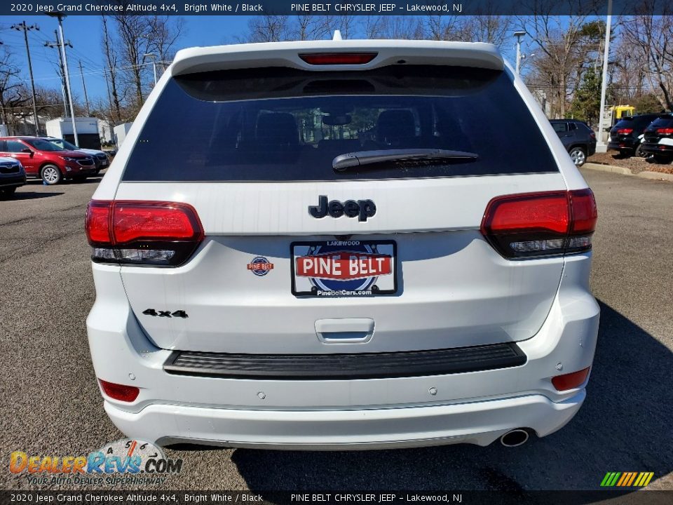 2020 Jeep Grand Cherokee Altitude 4x4 Bright White / Black Photo #7