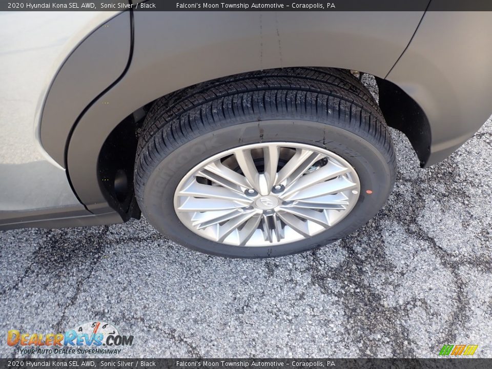 2020 Hyundai Kona SEL AWD Sonic Silver / Black Photo #7