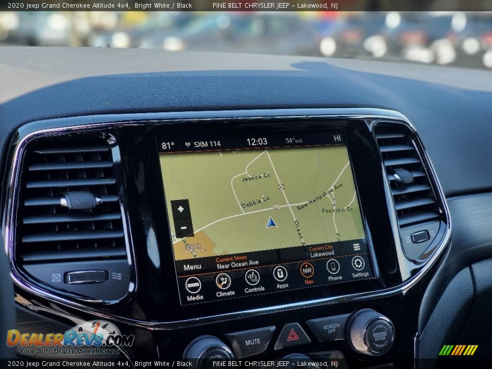 Navigation of 2020 Jeep Grand Cherokee Altitude 4x4 Photo #13