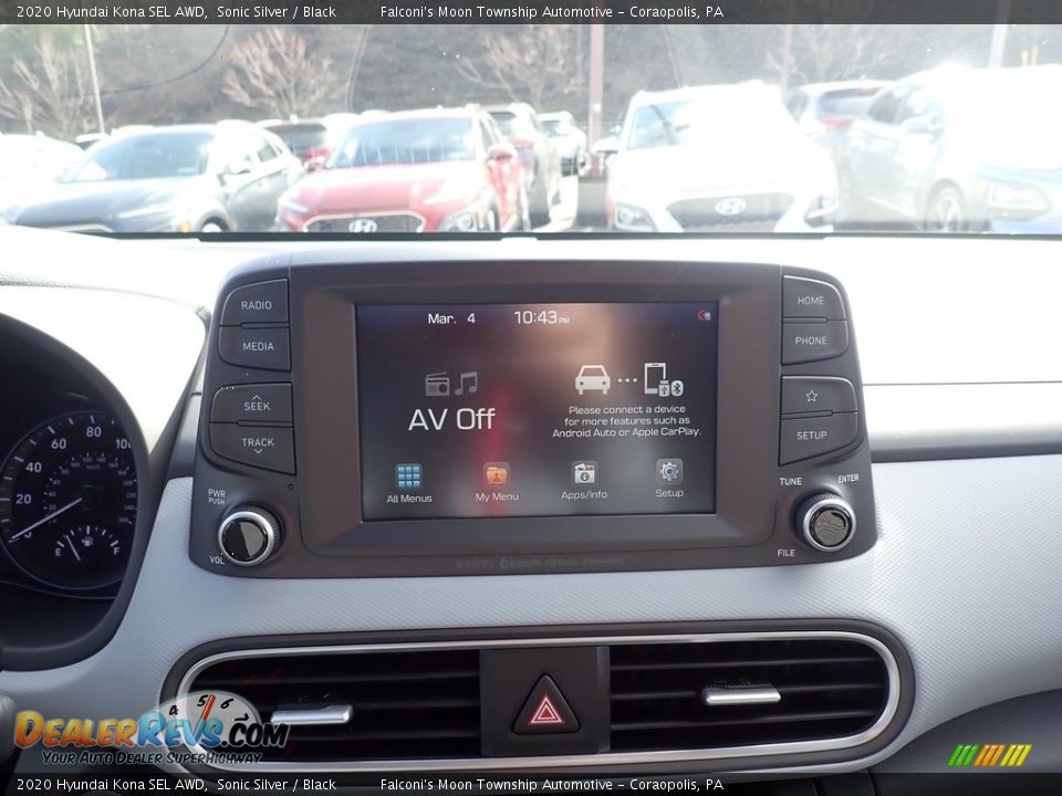 2020 Hyundai Kona SEL AWD Sonic Silver / Black Photo #13