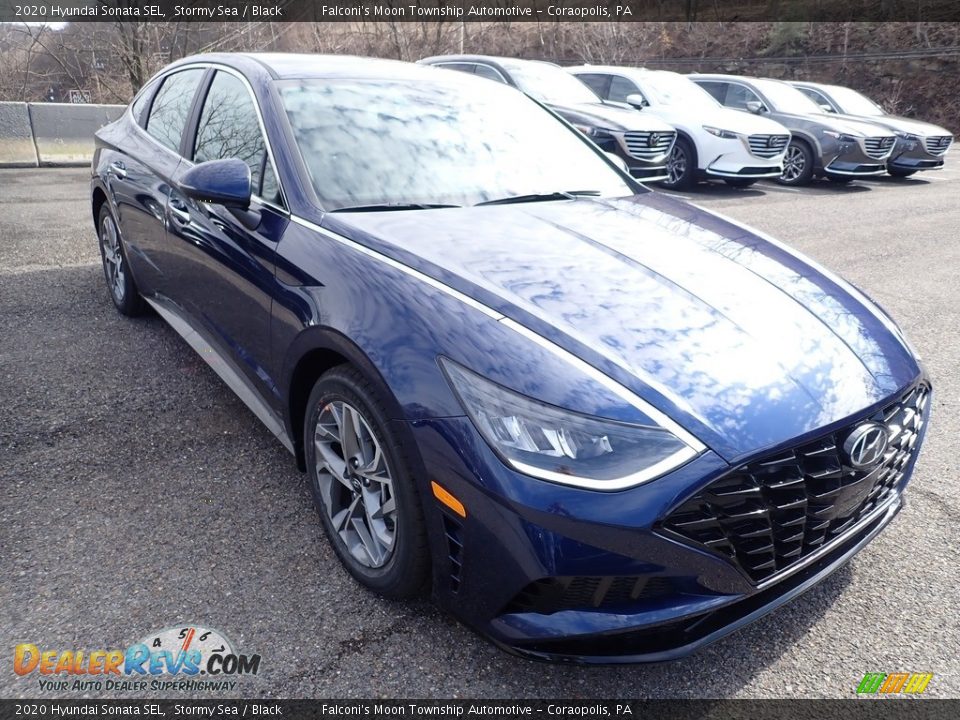 2020 Hyundai Sonata SEL Stormy Sea / Black Photo #3