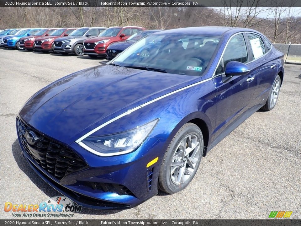 2020 Hyundai Sonata SEL Stormy Sea / Black Photo #5