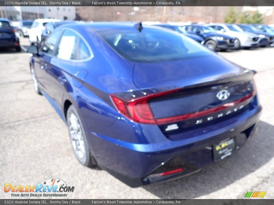 2020 Hyundai Sonata SEL Stormy Sea / Black Photo #6