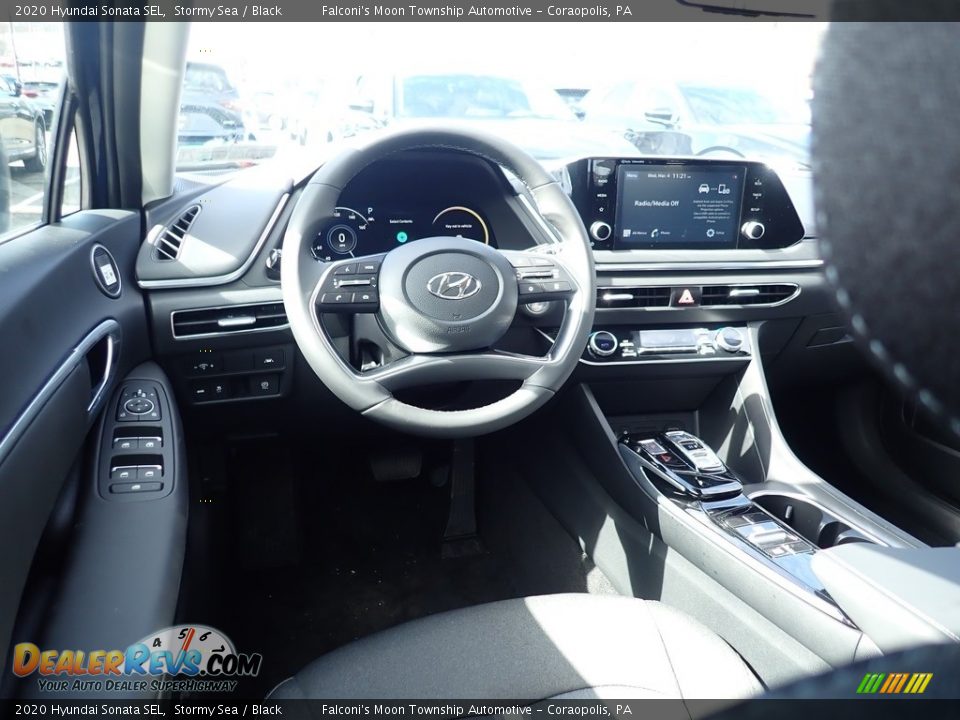 2020 Hyundai Sonata SEL Stormy Sea / Black Photo #9
