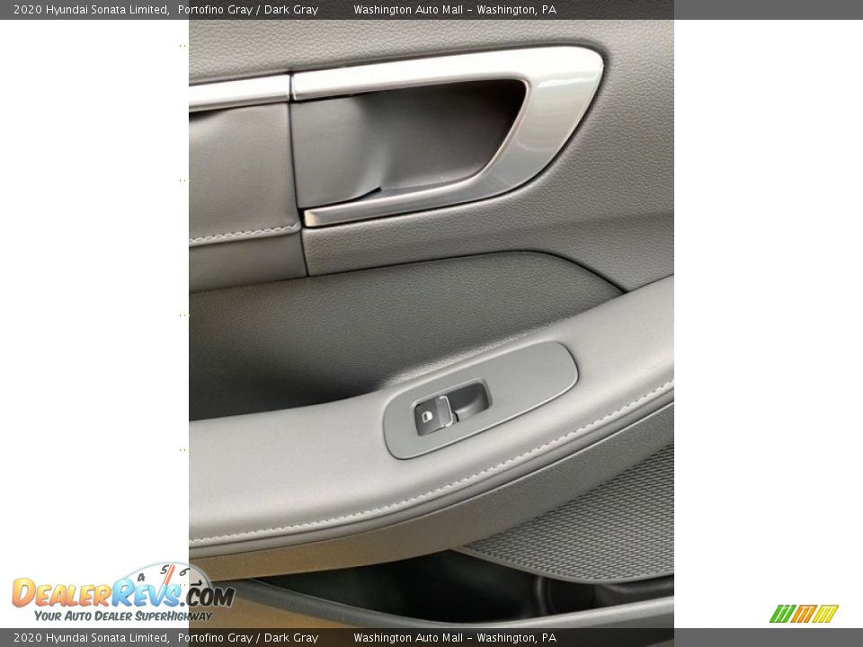 2020 Hyundai Sonata Limited Portofino Gray / Dark Gray Photo #17