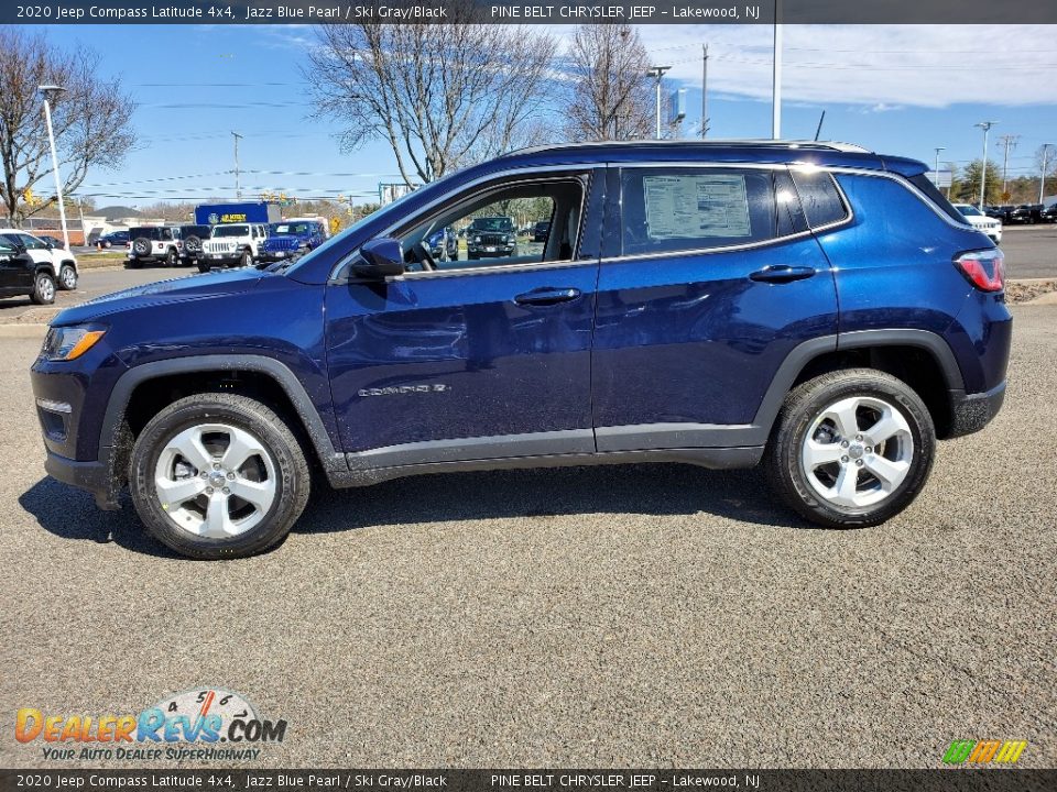 Jazz Blue Pearl 2020 Jeep Compass Latitude 4x4 Photo #4