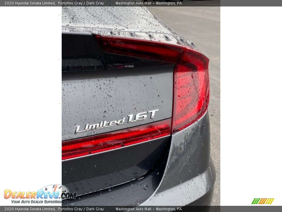 2020 Hyundai Sonata Limited Portofino Gray / Dark Gray Photo #22