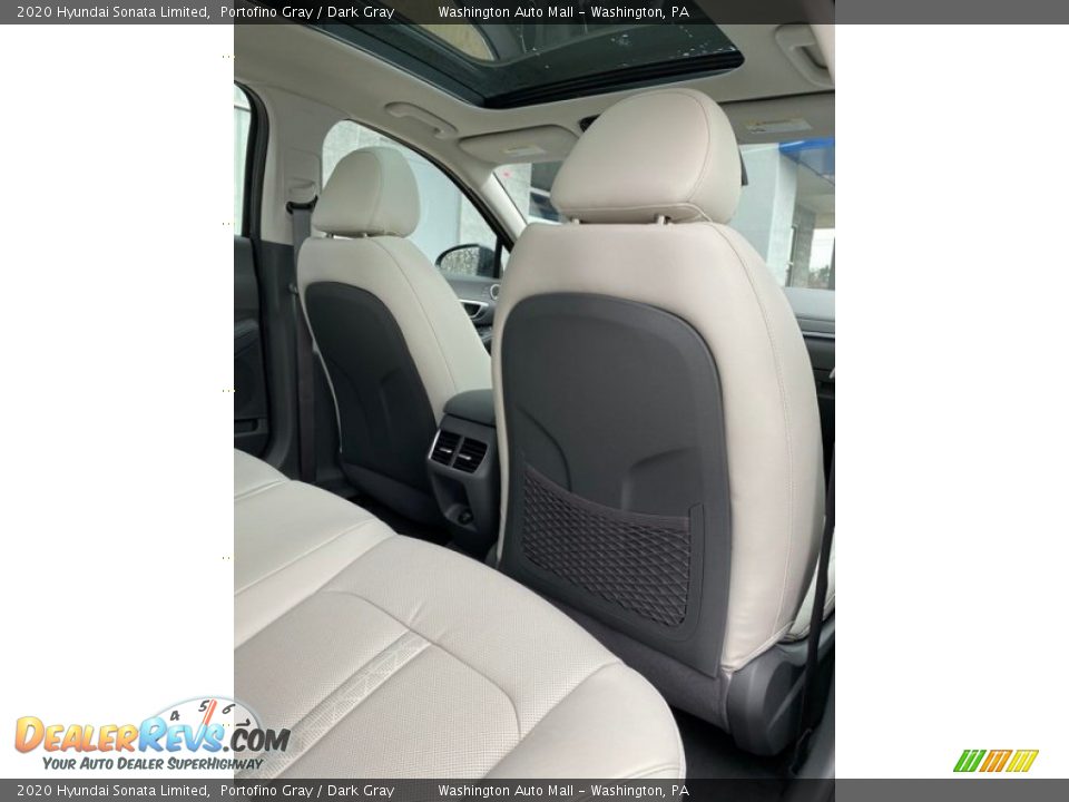 2020 Hyundai Sonata Limited Portofino Gray / Dark Gray Photo #23