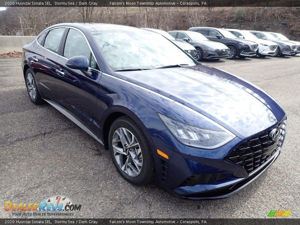 2020 Hyundai Sonata SEL Stormy Sea / Dark Gray Photo #3