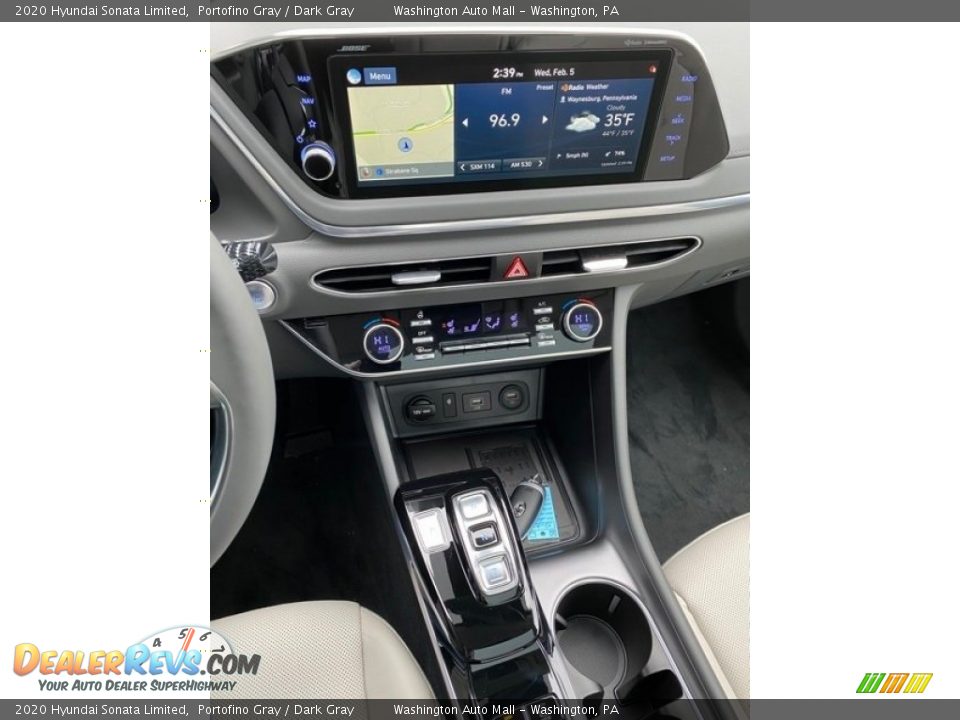 2020 Hyundai Sonata Limited Portofino Gray / Dark Gray Photo #29