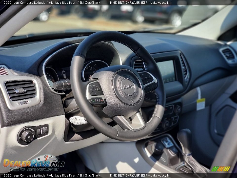 2020 Jeep Compass Latitude 4x4 Jazz Blue Pearl / Ski Gray/Black Photo #10