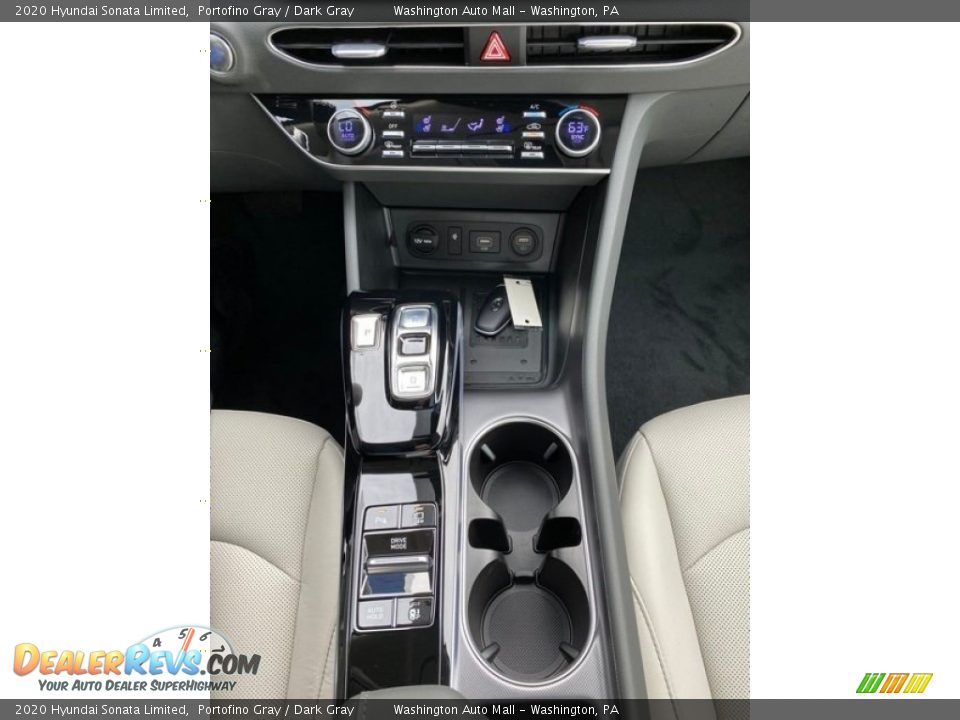 2020 Hyundai Sonata Limited Portofino Gray / Dark Gray Photo #31