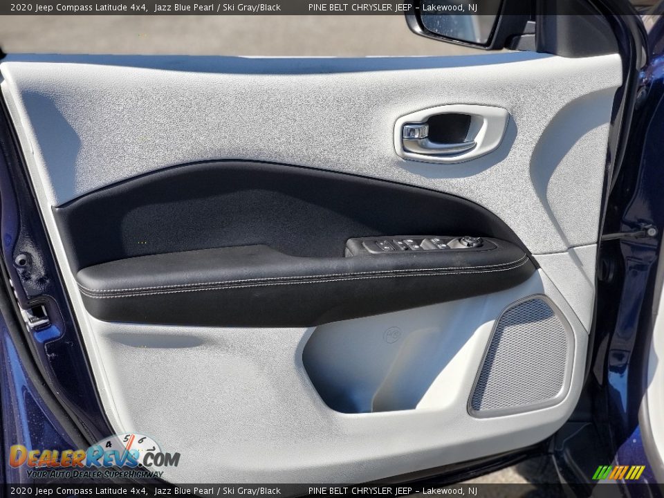 2020 Jeep Compass Latitude 4x4 Jazz Blue Pearl / Ski Gray/Black Photo #11