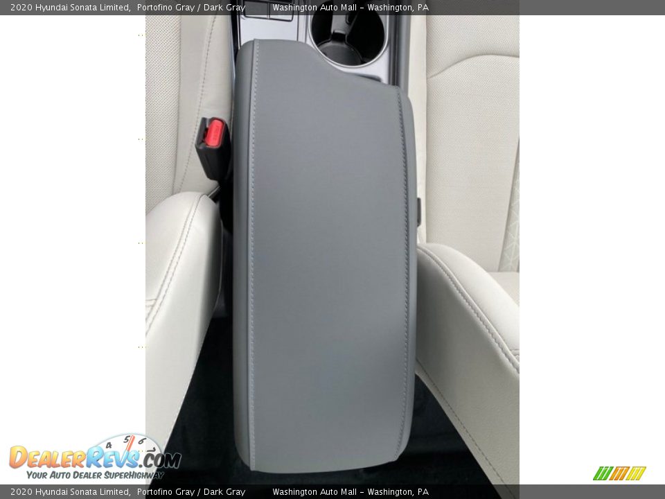 2020 Hyundai Sonata Limited Portofino Gray / Dark Gray Photo #32