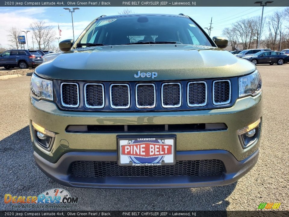 2020 Jeep Compass Latitude 4x4 Olive Green Pearl / Black Photo #3