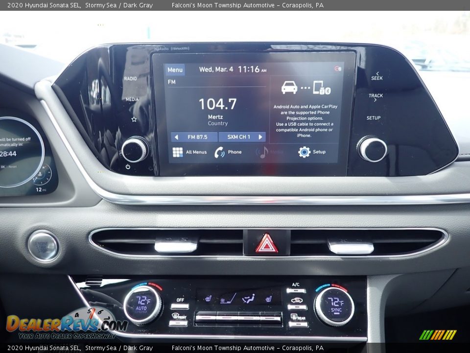 2020 Hyundai Sonata SEL Stormy Sea / Dark Gray Photo #14