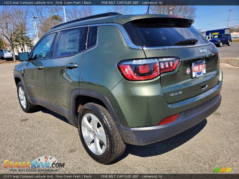 2020 Jeep Compass Latitude 4x4 Olive Green Pearl / Black Photo #6