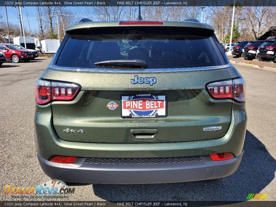 2020 Jeep Compass Latitude 4x4 Olive Green Pearl / Black Photo #7