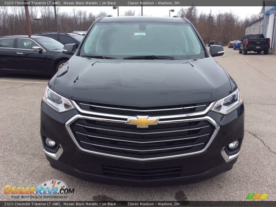 2020 Chevrolet Traverse LT AWD Mosaic Black Metallic / Jet Black Photo #4