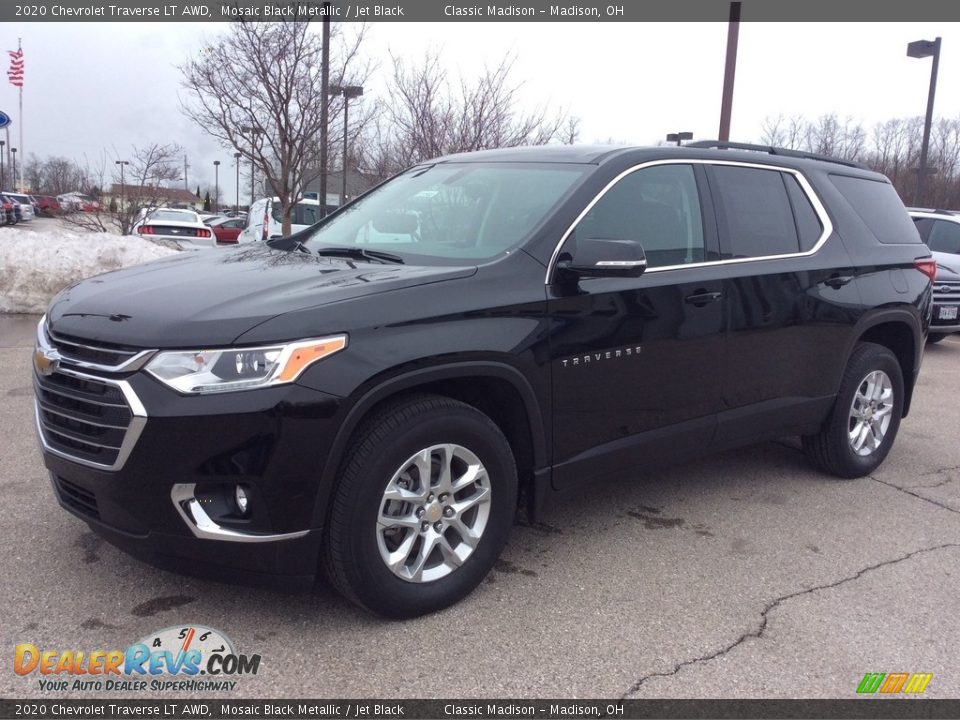 2020 Chevrolet Traverse LT AWD Mosaic Black Metallic / Jet Black Photo #5