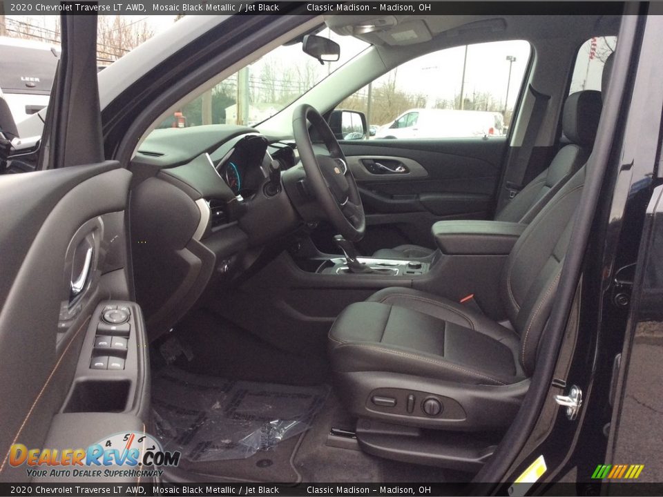 2020 Chevrolet Traverse LT AWD Mosaic Black Metallic / Jet Black Photo #11