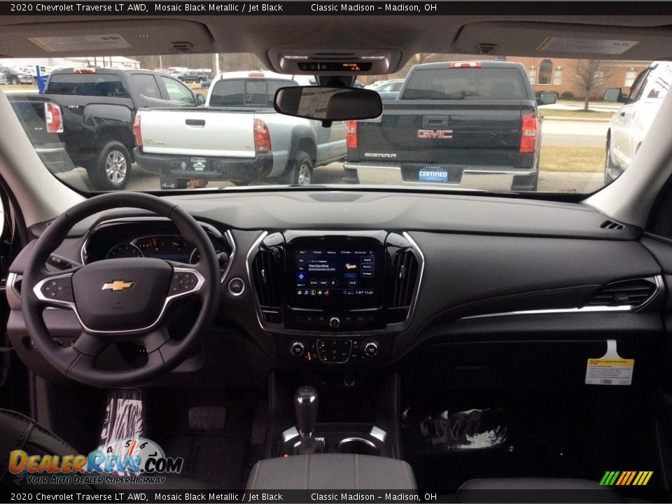 2020 Chevrolet Traverse LT AWD Mosaic Black Metallic / Jet Black Photo #12