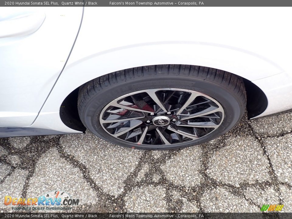 2020 Hyundai Sonata SEL Plus Quartz White / Black Photo #7