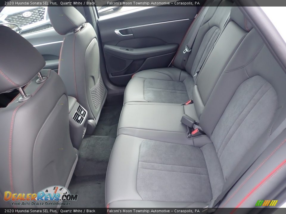 2020 Hyundai Sonata SEL Plus Quartz White / Black Photo #8