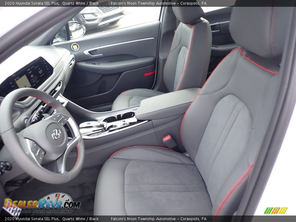 2020 Hyundai Sonata SEL Plus Quartz White / Black Photo #10