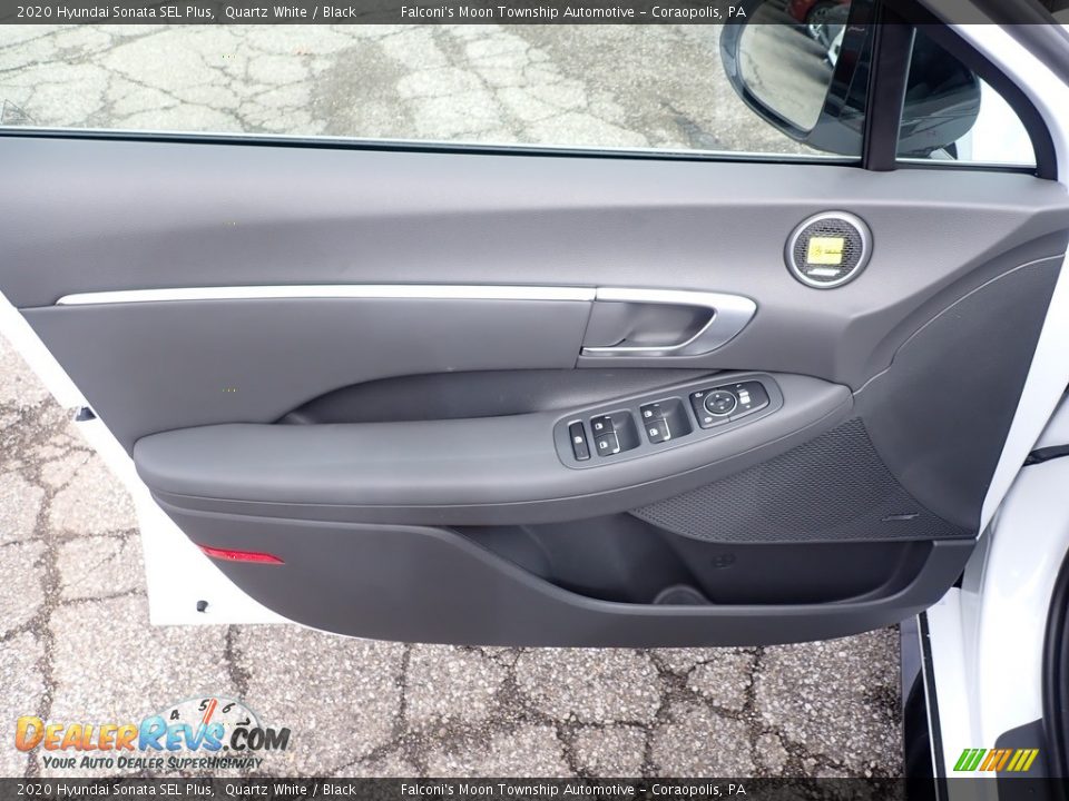 2020 Hyundai Sonata SEL Plus Quartz White / Black Photo #11