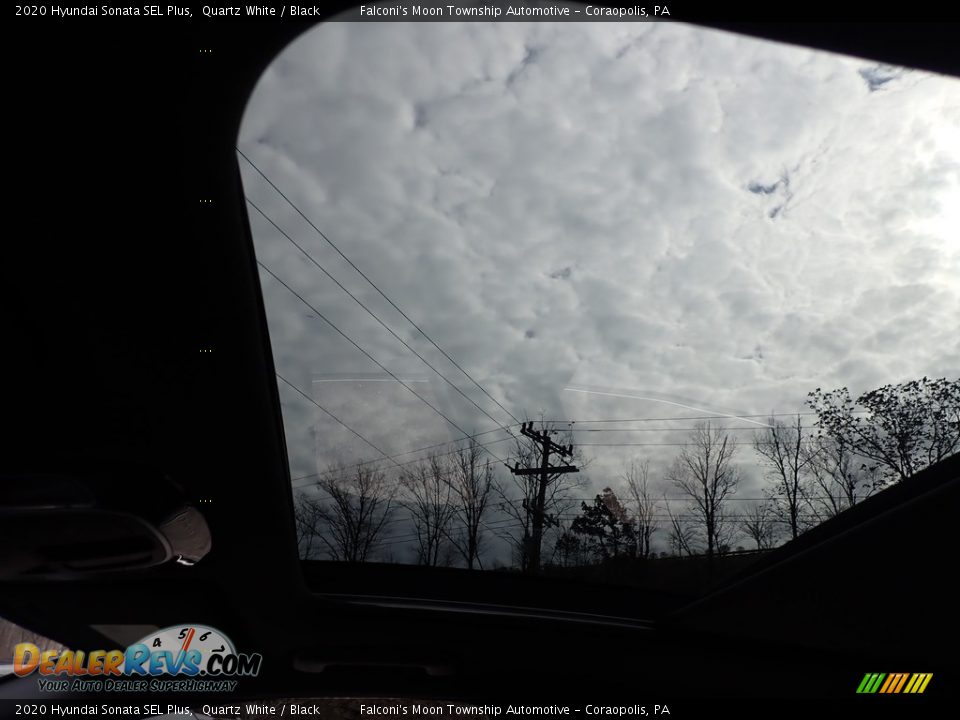 2020 Hyundai Sonata SEL Plus Quartz White / Black Photo #13