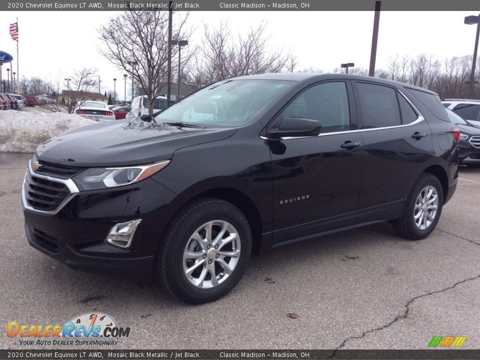 2020 Chevrolet Equinox LT AWD Mosaic Black Metallic / Jet Black Photo #5