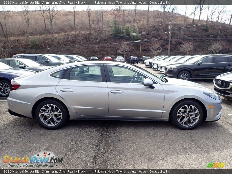 2020 Hyundai Sonata SEL Shimmering Silver Pearl / Black Photo #1