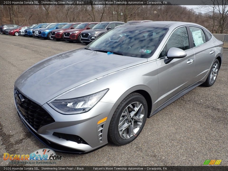 2020 Hyundai Sonata SEL Shimmering Silver Pearl / Black Photo #5