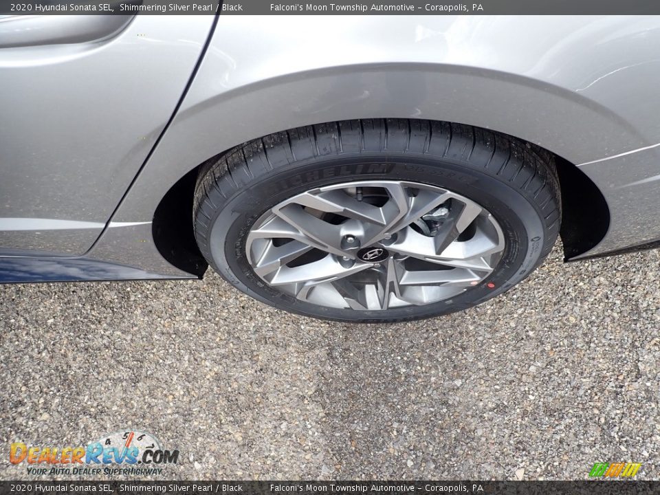 2020 Hyundai Sonata SEL Shimmering Silver Pearl / Black Photo #7