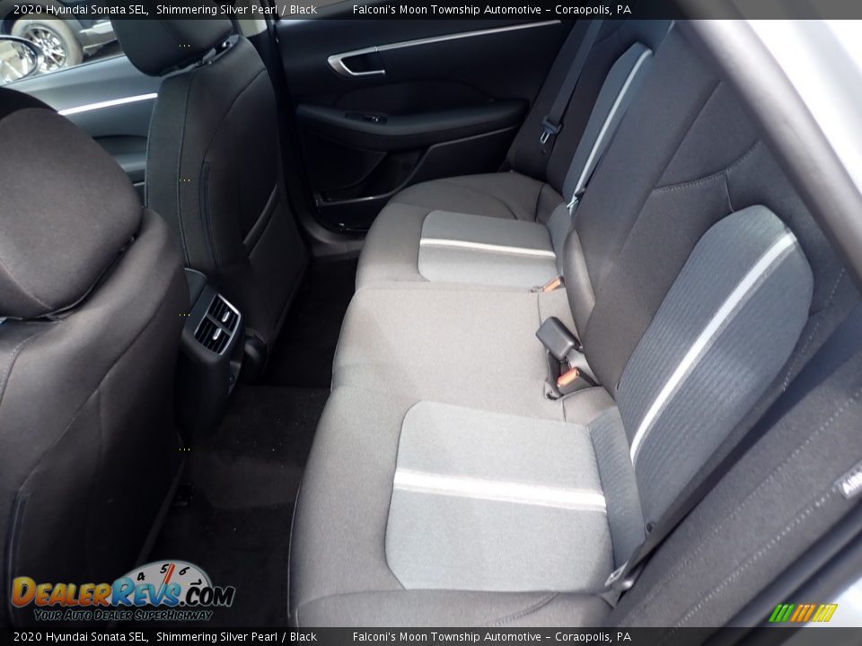 2020 Hyundai Sonata SEL Shimmering Silver Pearl / Black Photo #8