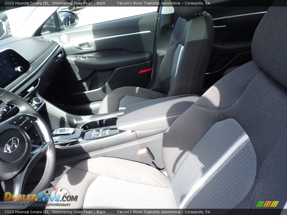 2020 Hyundai Sonata SEL Shimmering Silver Pearl / Black Photo #11